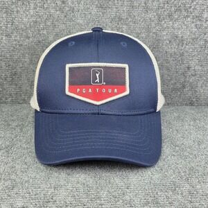 Pro Series Hat Cap Mens Snapback Blue PGA Golf Tournament Trucker Mesh Casual‎
